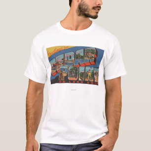 T-shirt Sandusky, Ohio - Lago Erie - ponto do cedro