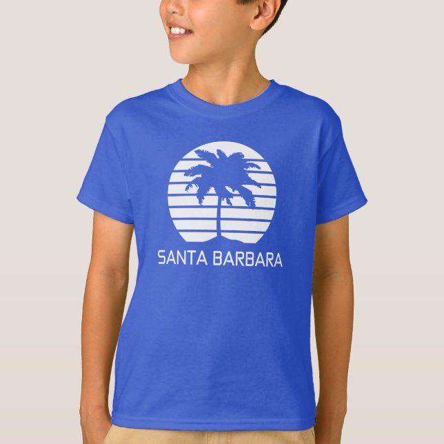 T-shirt Santa Barbara Retro (Frente)