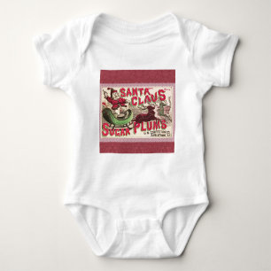 T-shirt Santa Claus Vintage Ilustração Sleigh