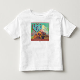T-shirt Santa Fé LabelRedlands alaranjado, CA