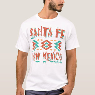 T-SHIRT SANTA FÉ NEW MEXICO - TEXTO AFLIGIDO