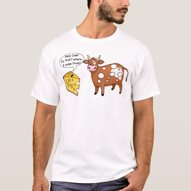 T-shirt santamente da vaca (Frente)