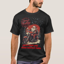 T-Shirt Santas Biker Gang Feliz Natal