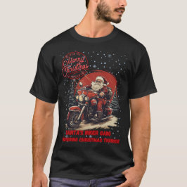 T-Shirt Santas Biker Gang Feliz Natal
