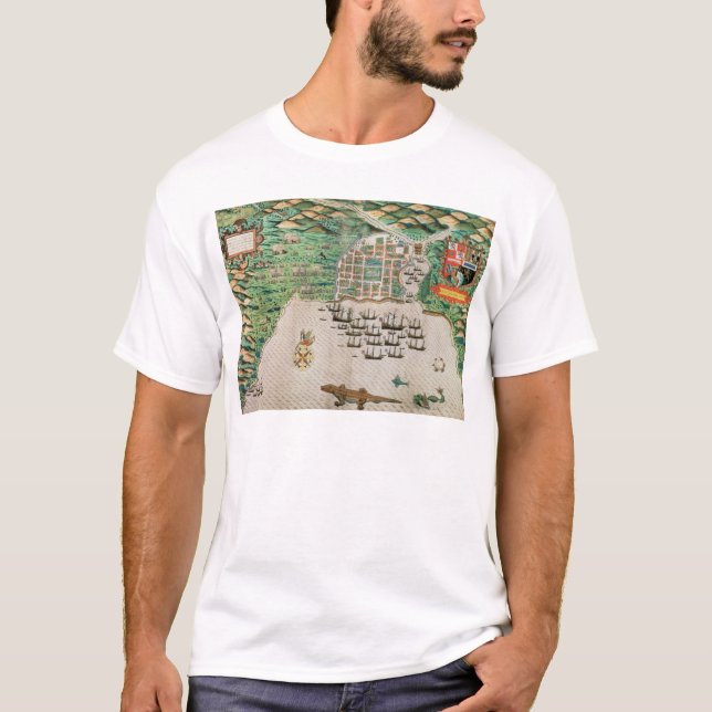 T-shirt Santiago, Cabo Verde, 1589 2 (Frente)