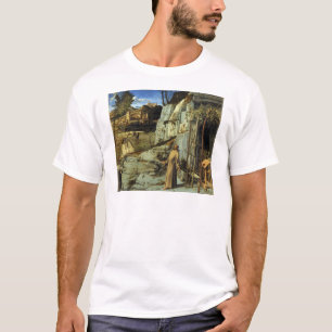 T-shirt Santo Francis no deserto por Giovanni Bellini