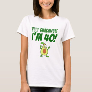 T-shirt Santo Guacamole, tenho 40 desenhos animados
