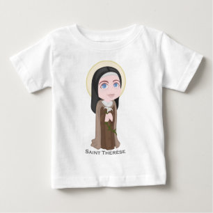 T-shirt Santo Therese do católico bonito de Lisieux