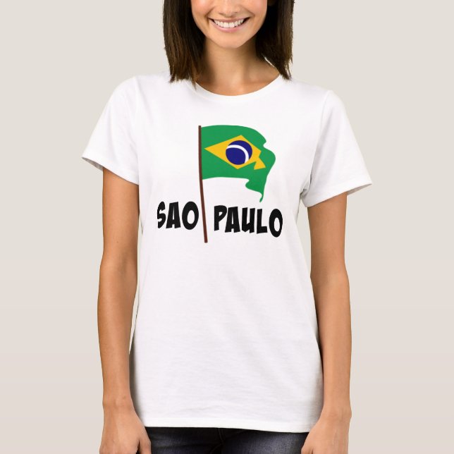 T-shirt São Paulo, Bandeira do Brasil (Frente)