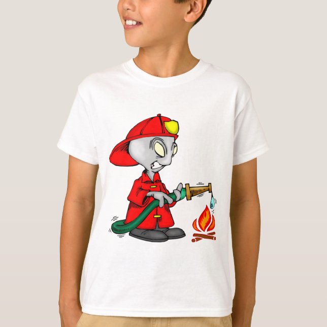 T-shirt Sapador-bombeiro estrangeiro (Frente)