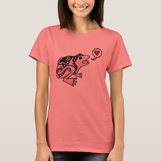 T-shirt Sapo de amor