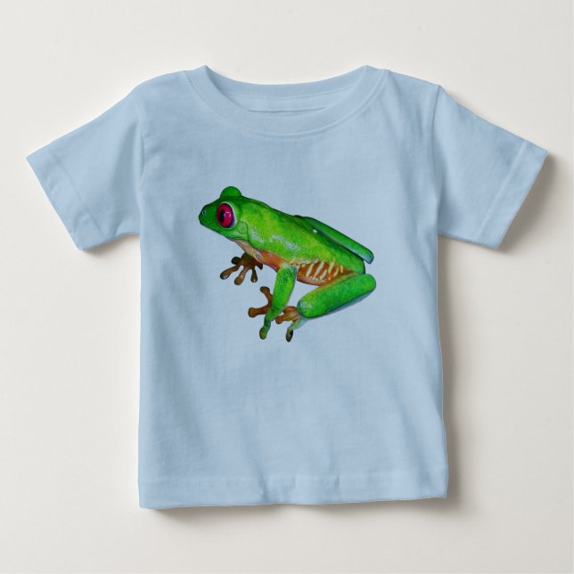 T-shirt Sapo de árvore verde (Frente)