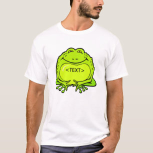 T-shirt sapo de gordura feliz,<TEXT>
