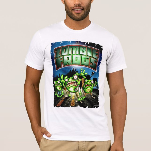 T-shirt Sapos do zombi (Frente)