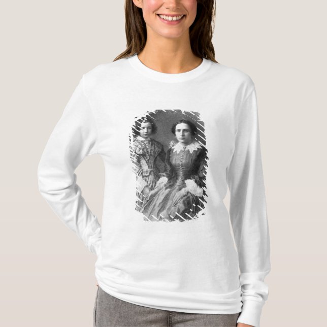 T-shirt Sarah Bernhardt e sua mãe? (Frente)