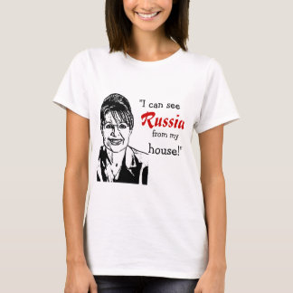 T-shirt Sarah Palin - Rússia