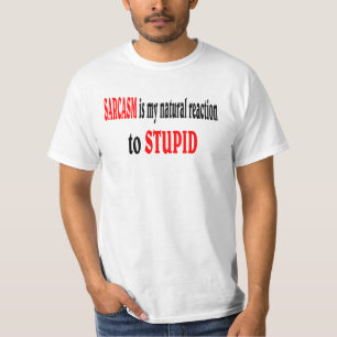 T-shirt Sarcasmo