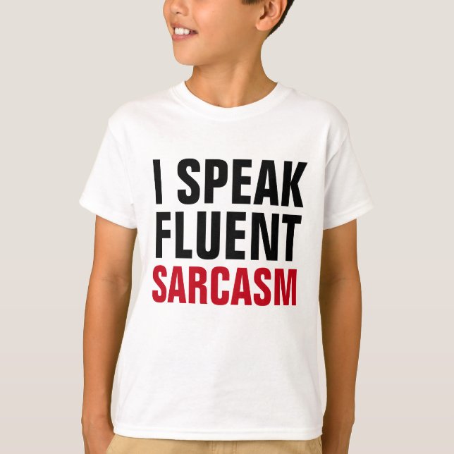 T-shirt Sarcasmo Fluente (Frente)