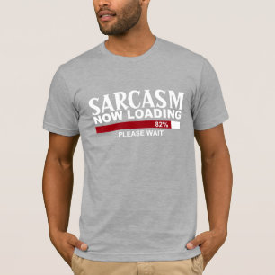 T-shirt SARCASMO que CARREGA agora o T do GRÁFICO do