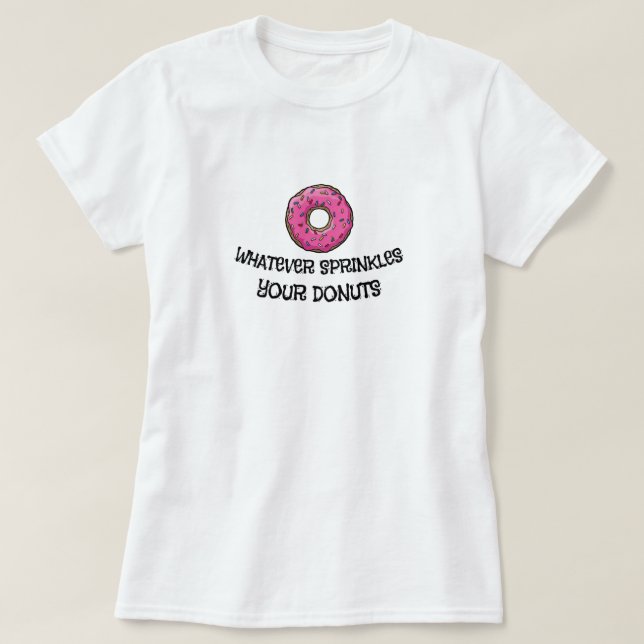 T-Shirt Sarcástico com Humor de Rosquinha (Frente do Design)
