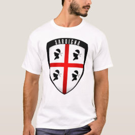 T-shirt Sardenha, escudo