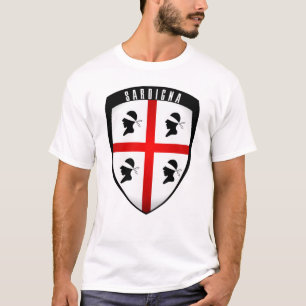 T-shirt Sardenha, escudo