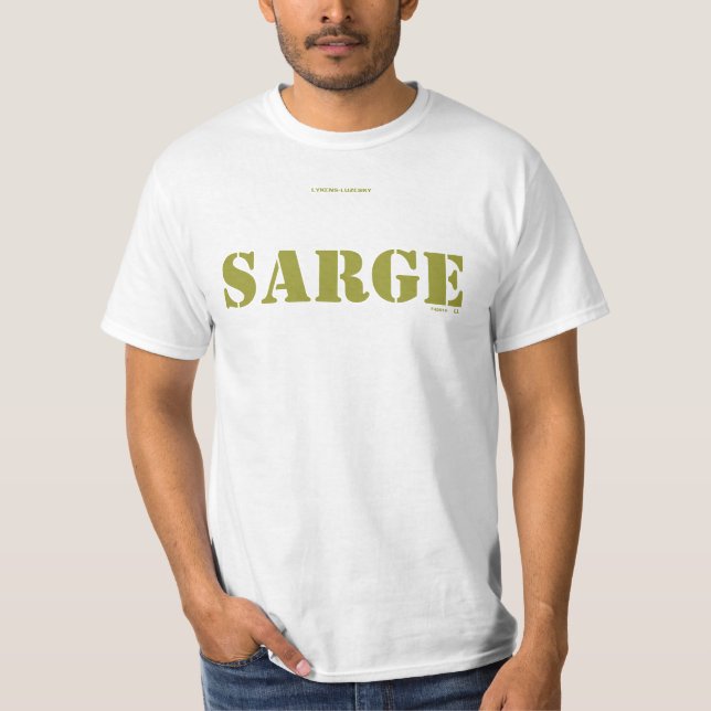 T-SHIRT SARGE (Frente)