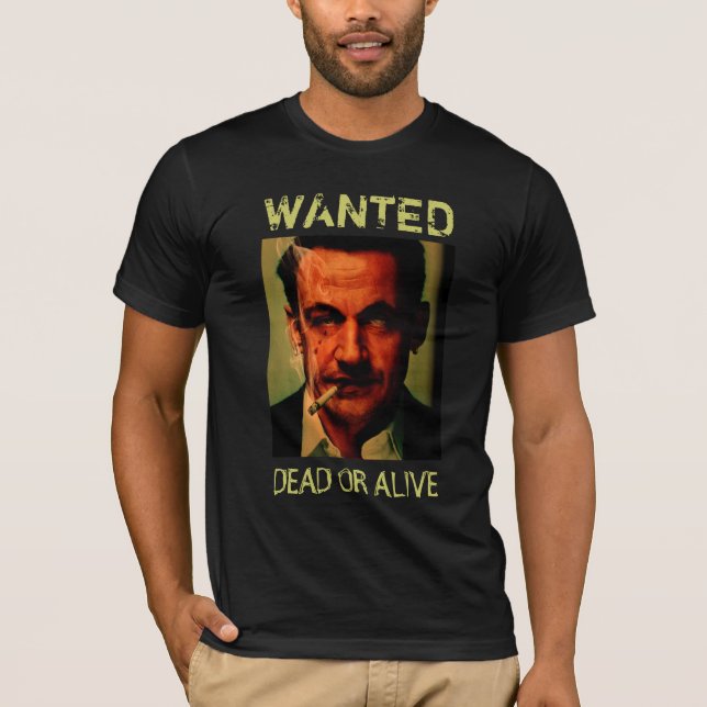 T-shirt Sarko Wanted (Frente)
