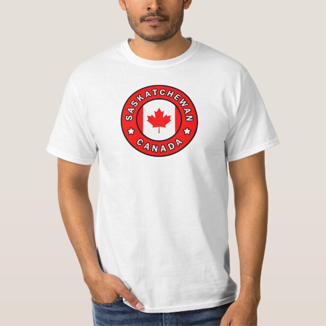 T-shirt Saskatchewan Canadá (Frente)