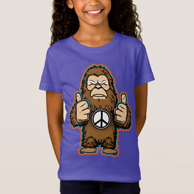 T-Shirt Sasquatch da Paz (Frente)