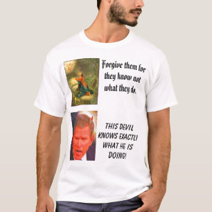 T-shirt SATÃ, cristo no jardim de Gethsemane, este…