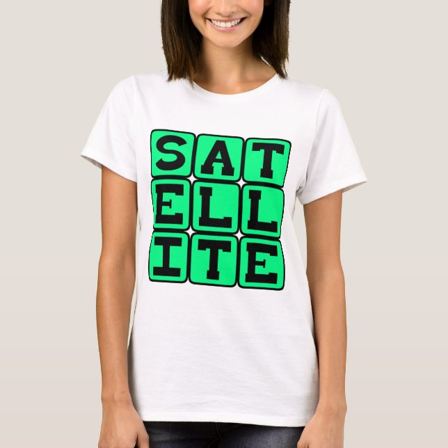 T-shirt Satélite, Objeto em Órbita (Frente)