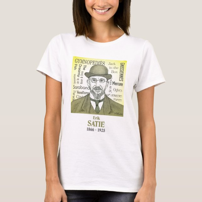 T-shirt Satie (Frente)