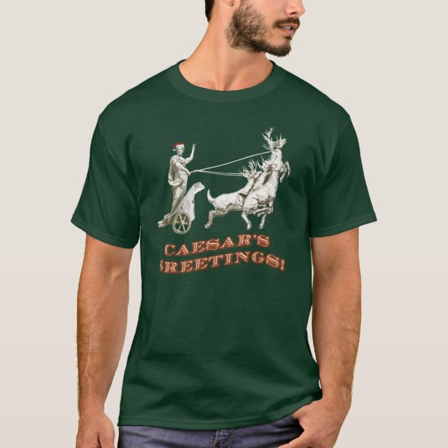 T-shirt Saudações de César (Frente)