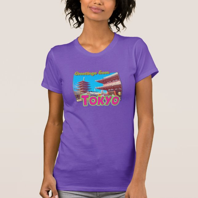 T-shirt "Saudações de Tóquio" (Frente)
