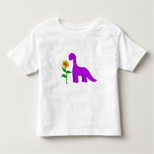 T-shirt Sauropod e girassol