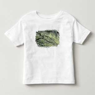 T-shirt Savannah, Geórgia, árvore Live Oak coberta com