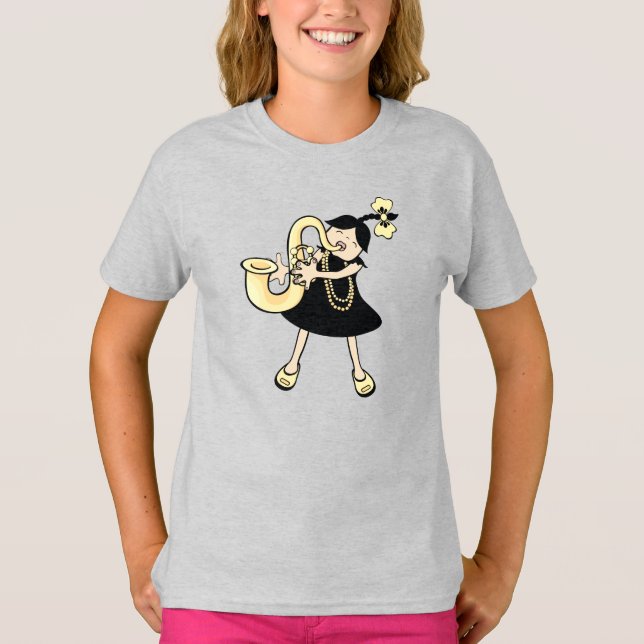 T-shirt sax baby (Frente)