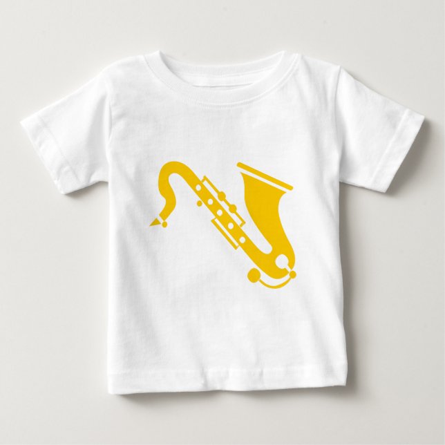 T-shirt Saxofone - Amber (Frente)