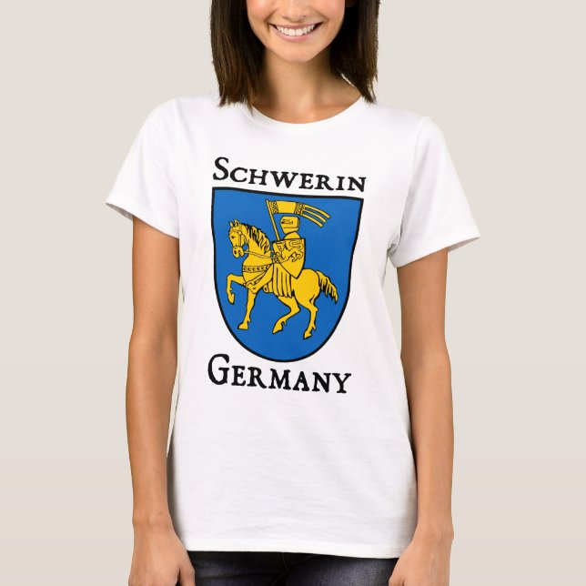 T-shirt Schwerin, Alemanha (alemanha) (Frente)