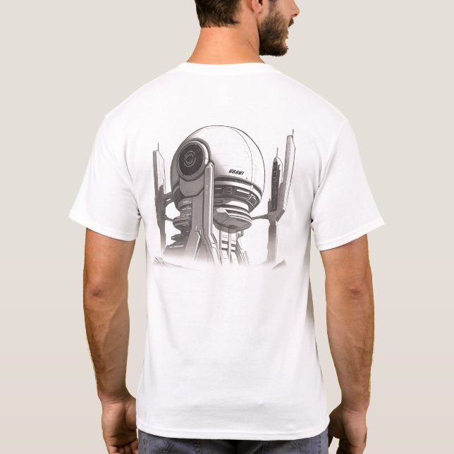 T-shirt Sci-Fi que atravessa o Universo 01 A Back (Verso)