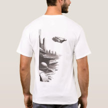 T-shirt Sci-Fi que atravessa o Universo 01 B