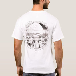 T-shirt Sci-Fi que atravessa o Universo 01 G de tr