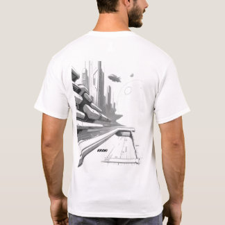 T-shirt Sci-Fi que atravessa o Universo 01 J Volta