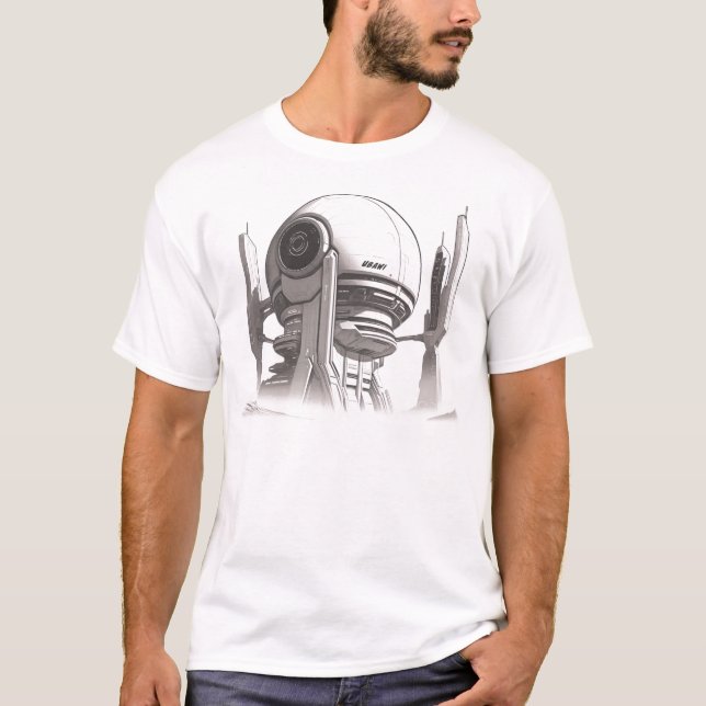 T-shirt Sci-Fi que atravessa o Universo 01 Uma Fre (Frente)