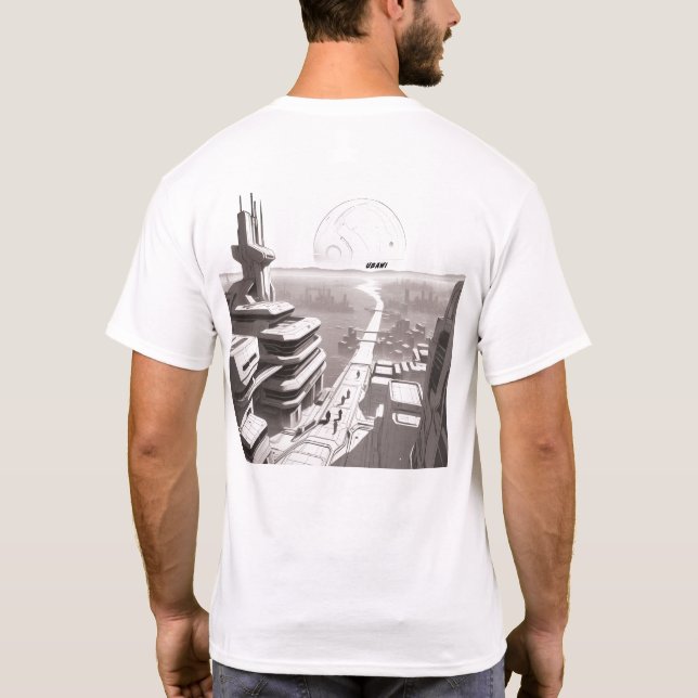 T-shirt Sci-Fi que atravessa o Universo 02 A Back (Verso)