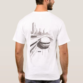 T-shirt Sci-Fi que atravessa o Universo 02 F