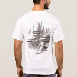 T-shirt Sci-Fi que atravessa o Universo 03 A Back