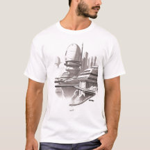 T-shirt Sci-Fi que atravessa o Universo 03 A Frent