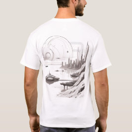 T-shirt Sci-Fi que atravessa o Universo 03 B